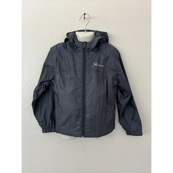 Arctix Kids Stream Rain Jacket Windbreaker HoodedWater Weatherproof Unisex Grey - Picture 1 of 16